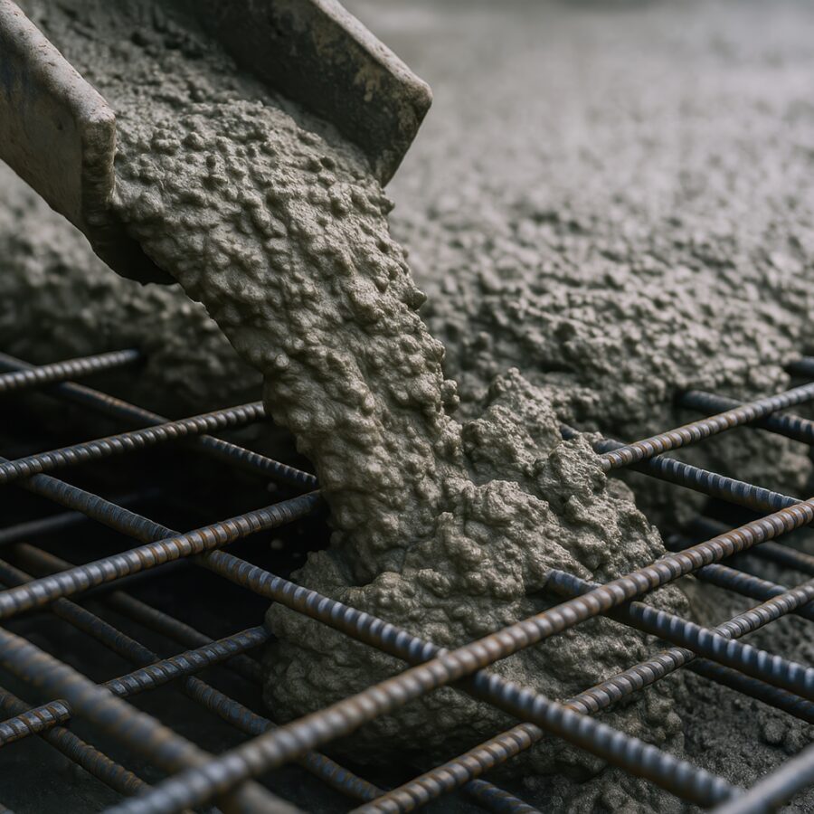 Kendiliğinden yerleşen beton